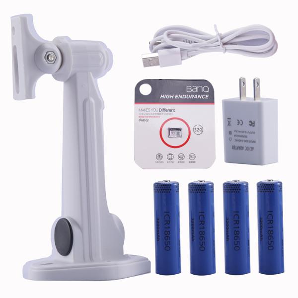 Outdoor 1080P Wireless Solar Security Camera System Night Vision 200W Pixels