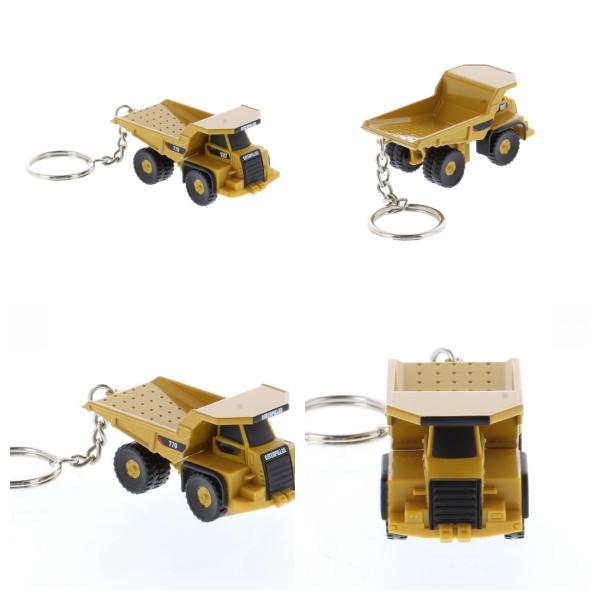 DM Heavy Duty Hauler Key Ring Engineering Vehicle Alloy Model 85985 Miniature Dump Truck Keychain