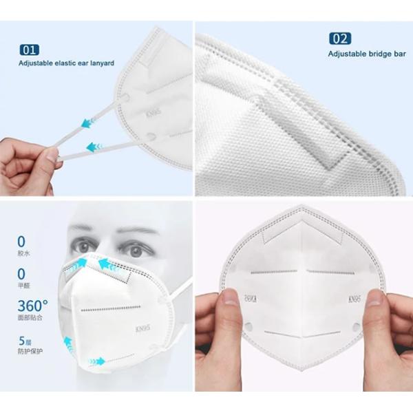 Non Woven Dust Mask N95 Anti Pollution Mask CE FDA ISO9001 Certification