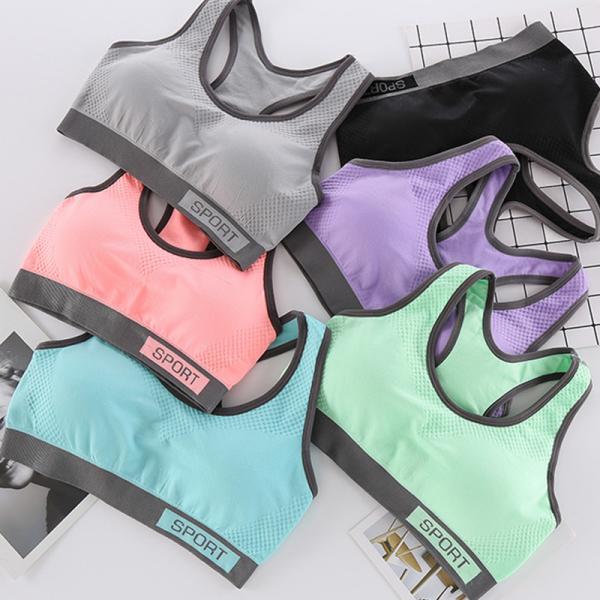 Underwire Sports Bras For Women High Impact Large Bust Macaron Color