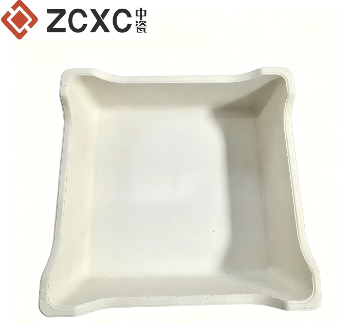 High Purity Fused Mullite Sagger Block , NCM 811 High Nickel Cathode Sintering Sagger