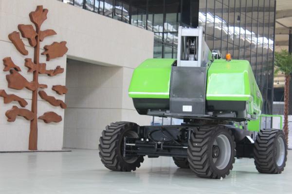 160° Telescopic Manlift Platform Capacity 360kgs On Ariel Work Platform