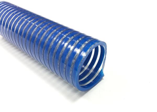 Standard Duty Clear PVC Hose , Corrugated Helix Water Pool Suction Hose