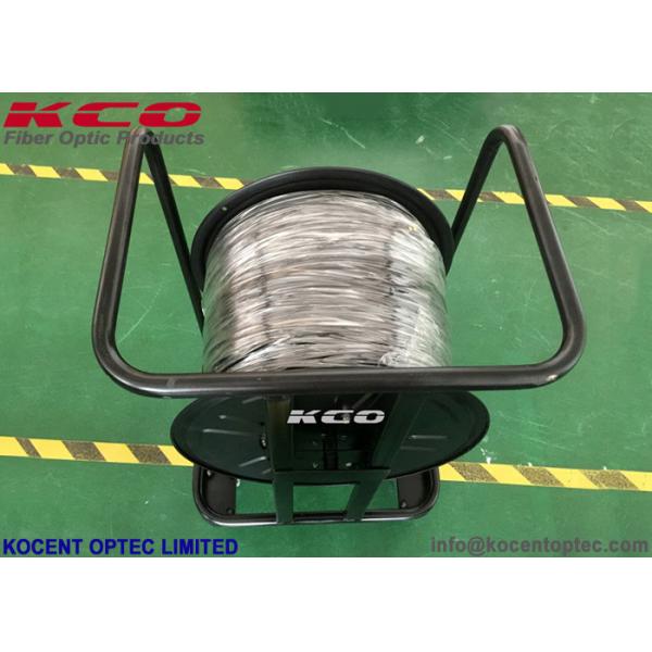 Cordon de raccordement à fibre optique FTTA 2000m 4,8mm 2 conducteurs avec gaine LSZH extérieure et bobine en acier