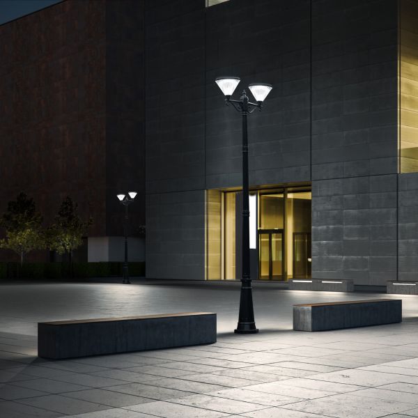 4.5W 6000K 3000K Solar Powered Garden Lights IP65 Daylight Weatherproof 2835 Light Source