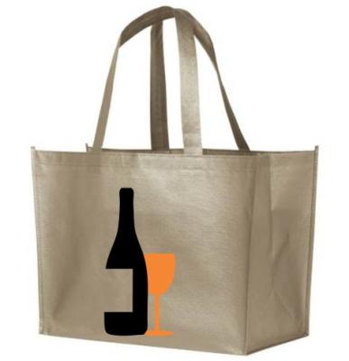 Foldable Packing PP Bags Biodegradable Laminated Non Woven Polypropylene Shopping Bags