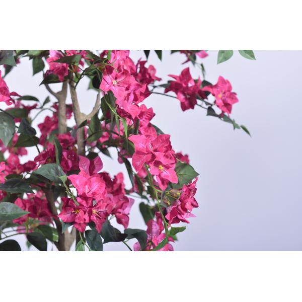 Wholesale Home Decor PVC Artificial Bougainvillea FlowerTrees Fabric Flower for Home Decoration
