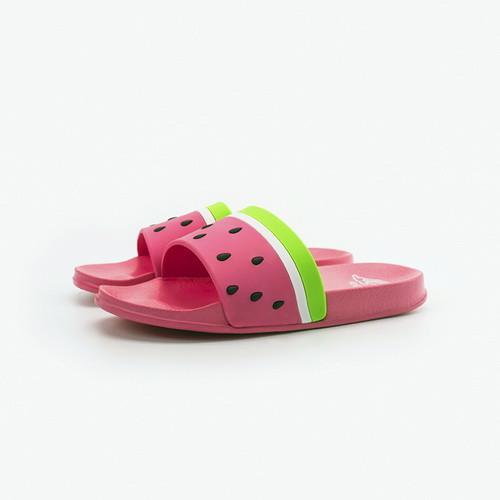 Girls Red carton Watermelon Beach / Pool skid resistance EVA Slide sandals