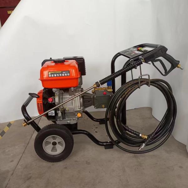 4200psi Triplex Pump High Pressure Car Washer Machine 420cc 4 Stroke Air Cooled Gasoline Car Cleaner