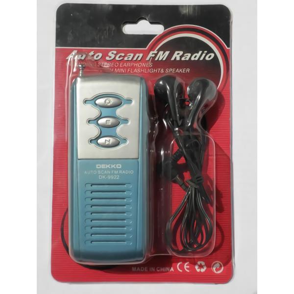 Переносное мини-радио FM 88-108 МГц Авто сканирование карманное радио встроенное в динамик