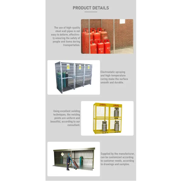 Holds 4 X 9kg Bottles Gas Bottle Cage Industrial Gas Cylinder Cage