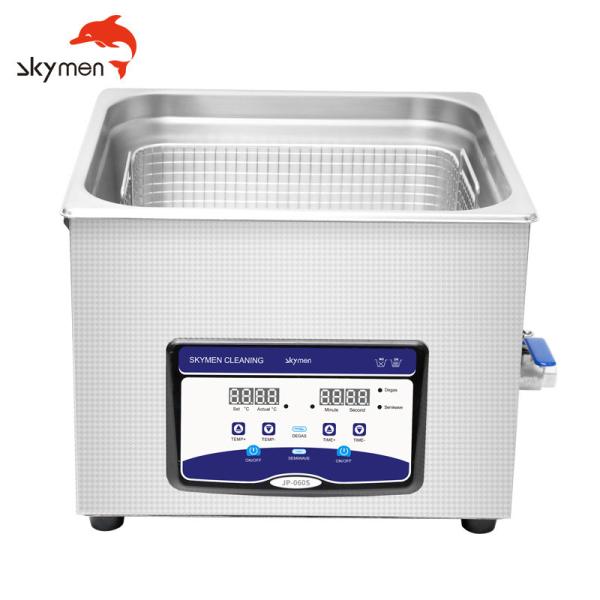 Líquido de limpeza ultrassônico industrial dos Skymen JP-060S Benchtop 15L para a bandeja da pizza