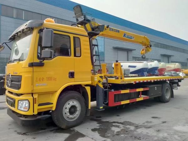 HOWO 4X2 Road Recycling Flatbed Trailer for Sale