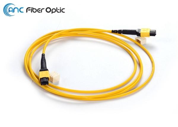MTP To MTP Elite Fiber Optic Trunk Cable LSZH SM 24 Fiber 3.0mm Mini Jacket