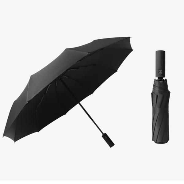 10k UV Protection Windproof Foldable Umbrella for Men and Women Pongee Panel Material