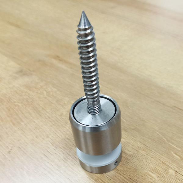 Pinos de resistencia de acero inoxidable ajustables de fijación de pared de montaje de balustrada de vidrio