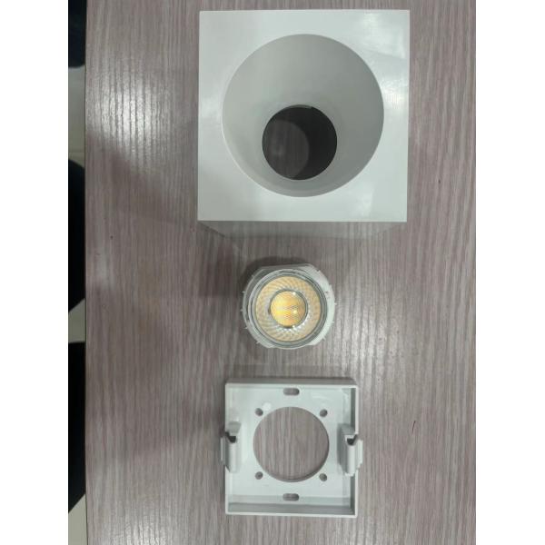 Single Head COB Spotlights Ceiling Downlight 6W 3000K-3400K-4000K 3CCT Square Anti-glare