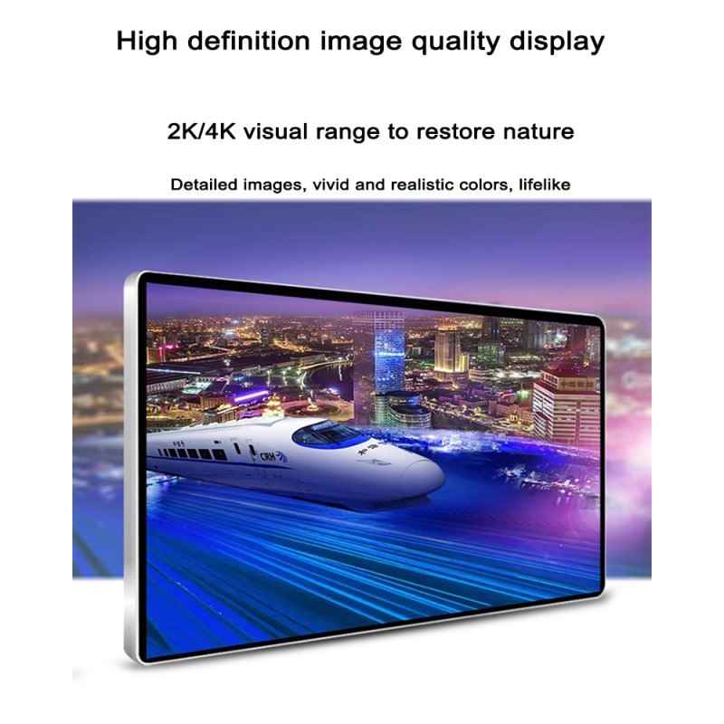 98 Inch 4K Clarity Indoor Digital Signage with Smart Remote Control and Wide Compatibility