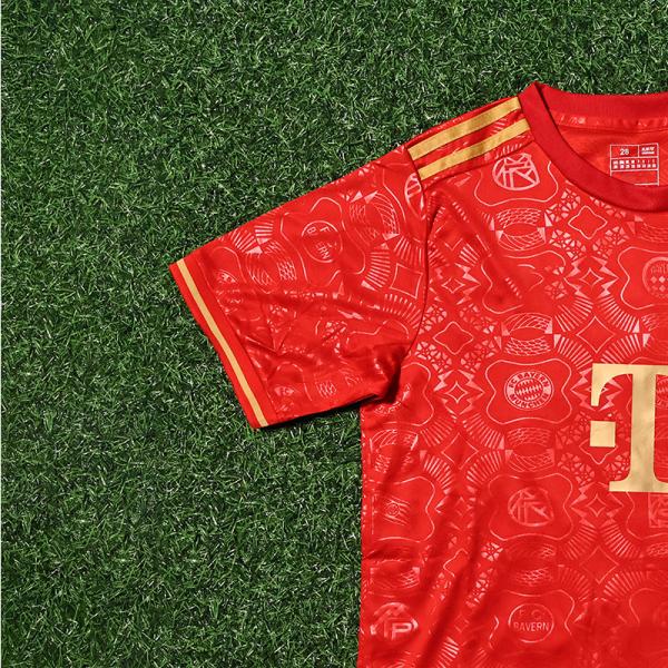 FC Bayern Munich 125th Anniversary Childrens Jersey Limited Edition with Customizable Number Printing