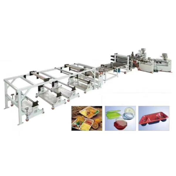 PET PLA  Two Screw Extruder Sheet Extrusion Line
