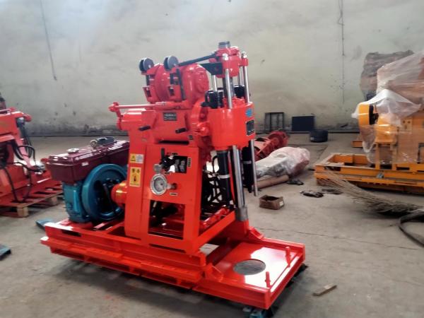 High-Performance Water Well Drilling Rig 22KW 150mm Hole Diameter For Exploration Investigation