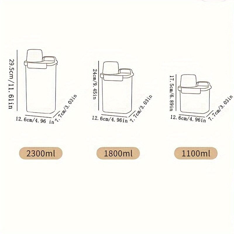 Factory OEM Transparent Airtight Large Capacity Plastic Food Storage Container Set Kitchen Storage Bins with Lid