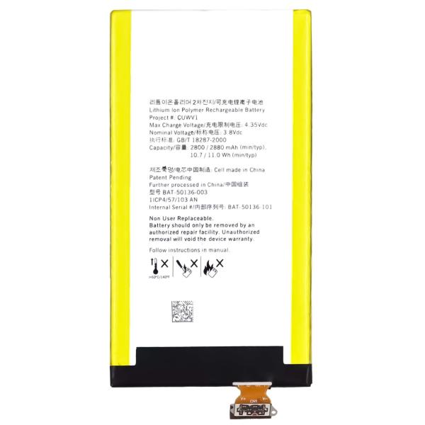 Bateria de telemóvel para BlackBerry Z30 2880mAh