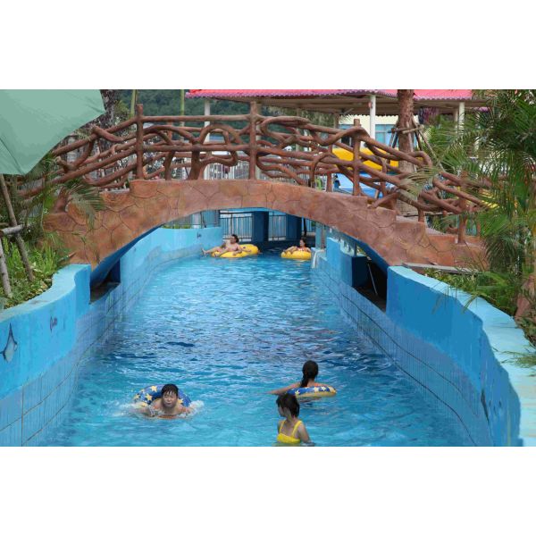 Swimming Pool Equipment Water Park Lazy River For Children / Family Fun Amusement Park