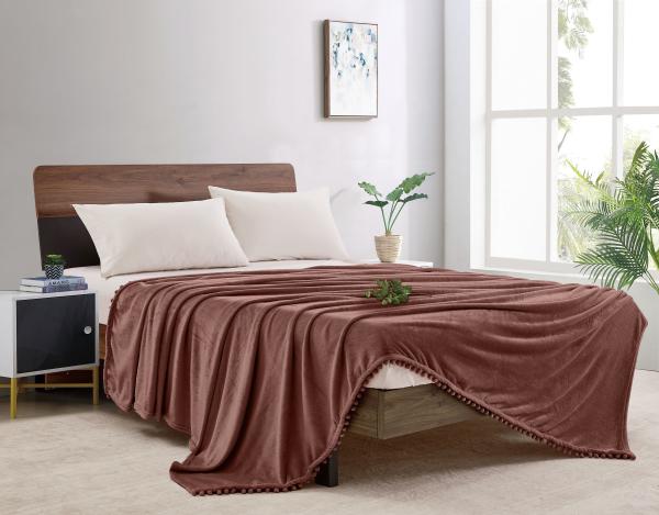 Double King Size Single Sofa Bed Luxury Large Soft Microplush Velvet Throw Flannel Fleece Blanket