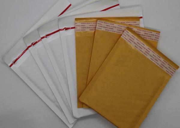 Encarregados do envio da correspondência amarelos personalizados da bolha do papel de embalagem fáceis rasgar acolchoado para o enviamento