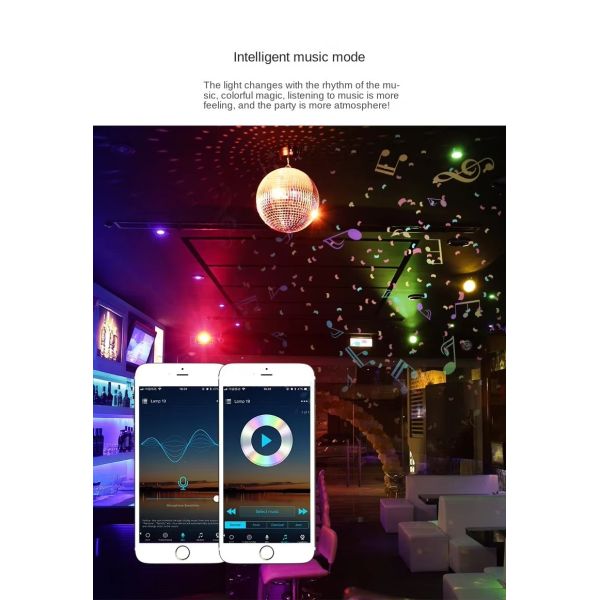Smart Home RGB LED Adjustable Recessed Downlight 5W Pendant Spot Lighting