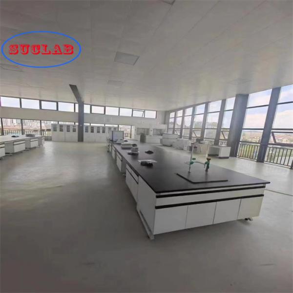 Laboratório de Química Moderna Bancada de Trabalho 2 Caixas Trabalho Mesa de Trabalho Aço inoxidável