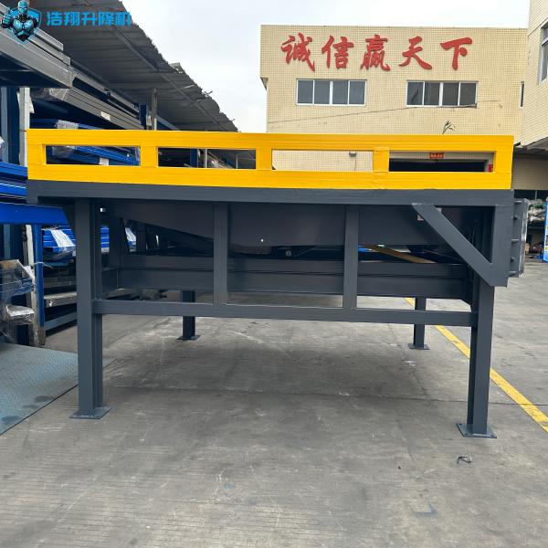 CE/ISO Safety Legs Guardrail Steel Structure Dock Leveler 12 Months Warranty