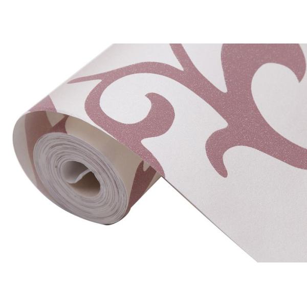 Washable Red Brown Leaf Rustic Floral Wallpaper for Wall Decoration