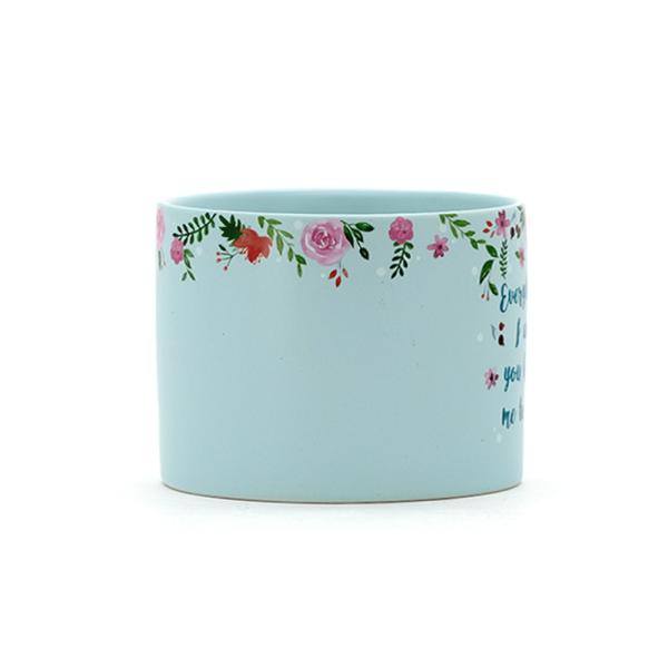 Jolie vaisselle pour la fête des mères élégante maman cadeau design tasse de café en céramique avec poignée en or