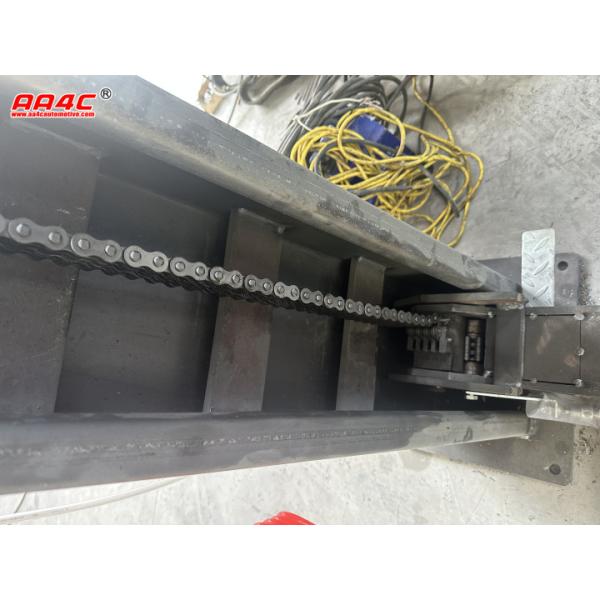 Oil cylinder +Chain 4 post parking lift for 3 cars parking on one decker 6T 3750mm high