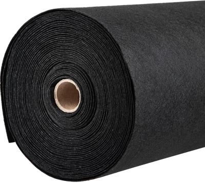 Black Separation And Stabilization Polyester Nonwoven Geotextile For Highways Railways And Airport Runways 