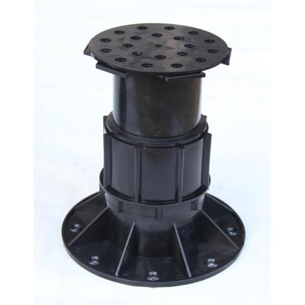 Pedestal de plástico de design moderno com pés ajustáveis e acessório de piso de material ABS
