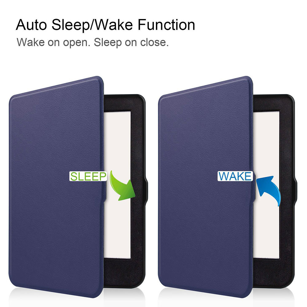 For Laudtec Luxury Leather Kobo Nia 2020 E-Reader Case Slim Lightweight Back Cover with Customized Logo PBK312