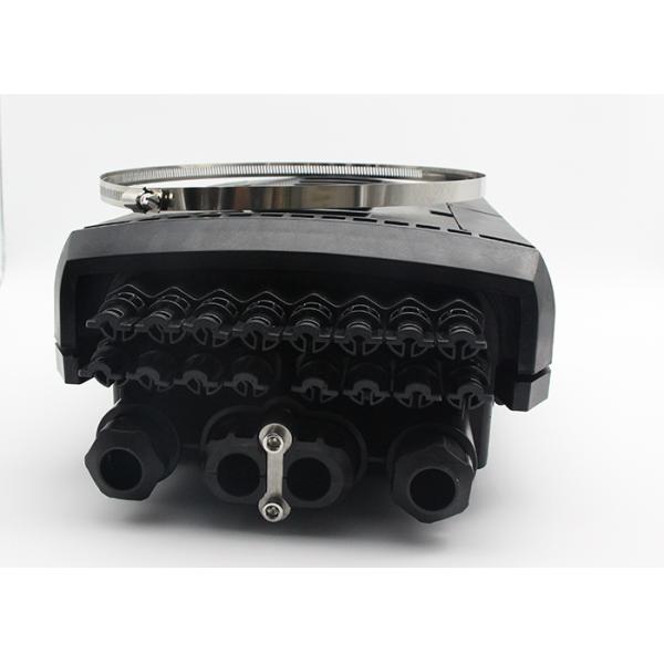 Outdoor 16 Ports SC LC Adapter Fiber Termination Box With Color Black Material ABS Plastic