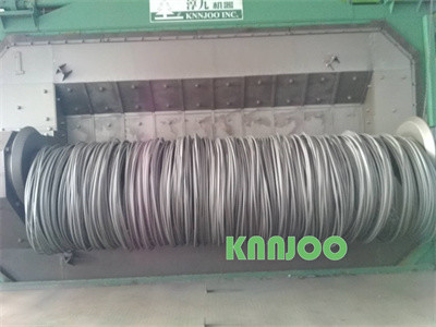Wire Rod Coil Blastrac Shot Blasting Machine Rust Removal