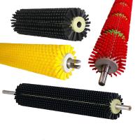 Pincel de limpeza motorizado de rolos industriais de nylon