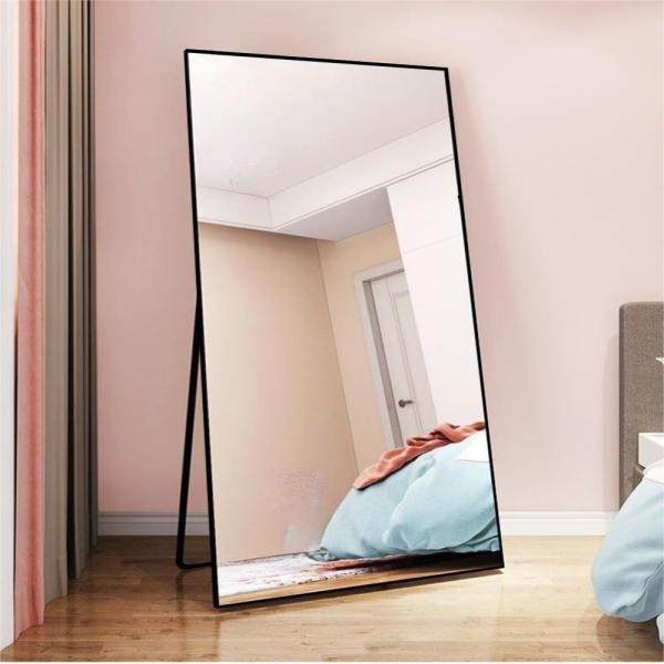 Современное стеновое искусство для большого стенового декора Большой длинный роскошный стикер ванной комнаты зеркало