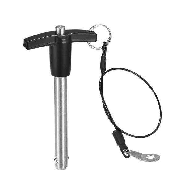 Stainless Steel T Handle Quick Release Pin with Lanyard