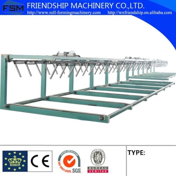 Heat Treatment Cutting Blade Roof Roll Forming Machinery With Cr45 Steel Roller 915mm width