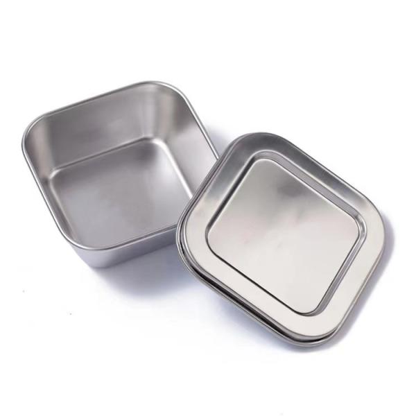 Прозрачные контейнеры из нержавеющей стали с крышками для хранения продуктов питания без BPA и безопасные для посудомоечной машины