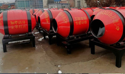 Cement Plant Equipments Small Drum Mixer Portable Rotary Drum Mixer For Cement Production Line
