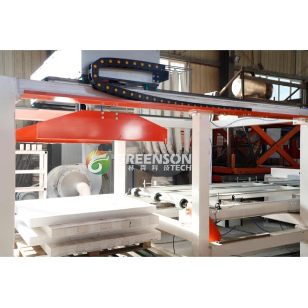 Automatic Gypsum Board Strip Cutting Machine For 100mm Wide Slats Dust Free Cutting