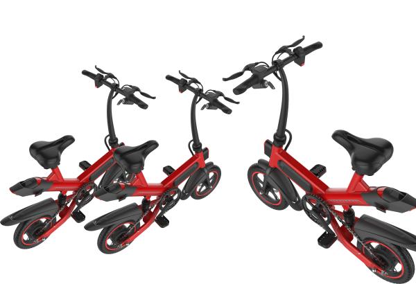 Durable Electric City Folding Bike Simple And Fashionable Design Eco - Friendly