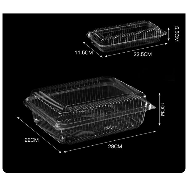 Factory Custom Eco Takeaway Food Packaging Plastic Box